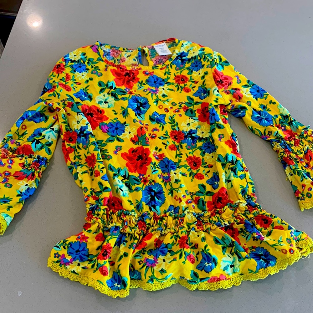 Girls floral shirt